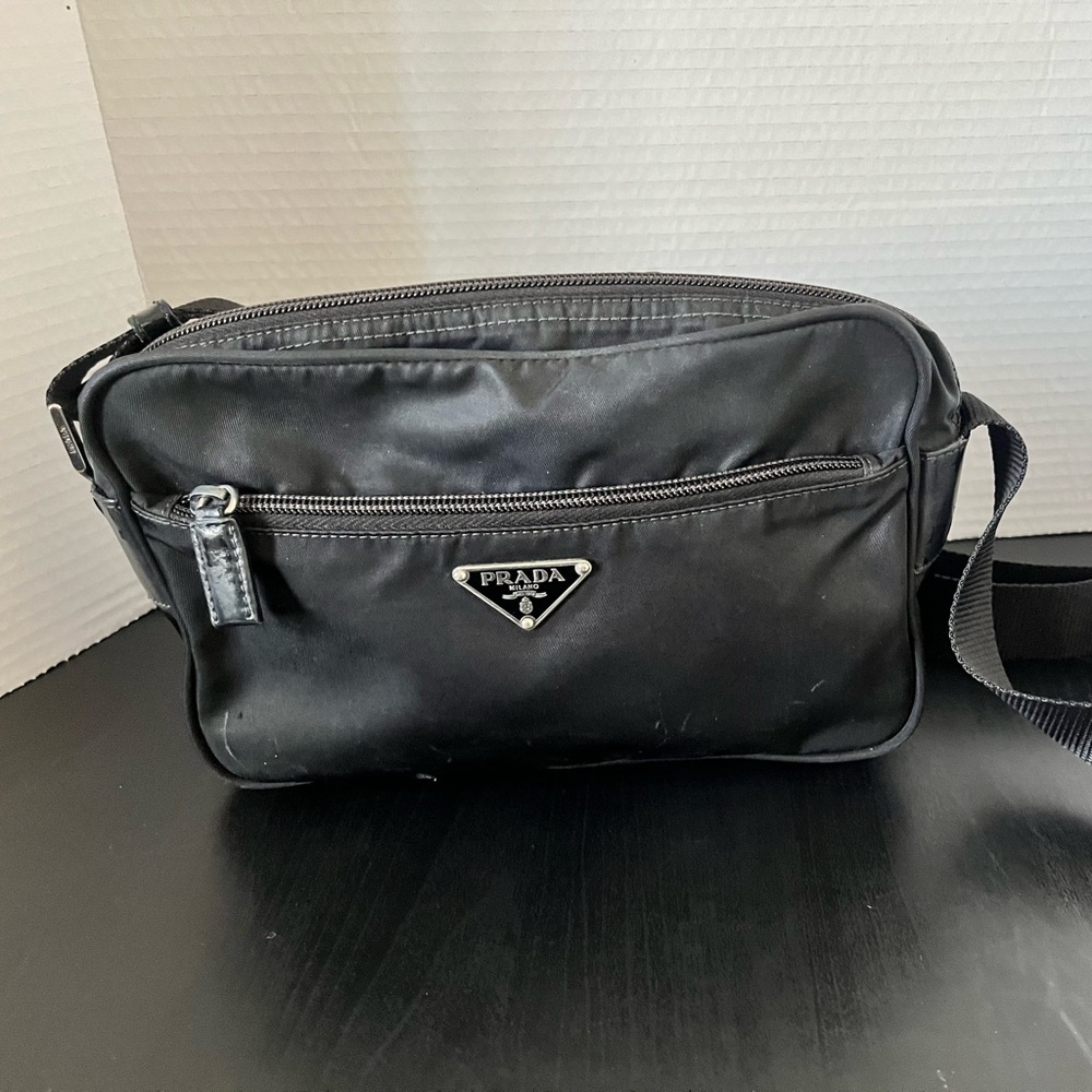 Prada - Genuine Prada nylon handbag. Cross body or shoulder bag the real deal.